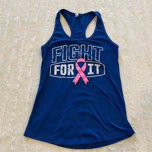 The Lift Box sz Med Sept 2021 breast cancer awareness racerback workout tank